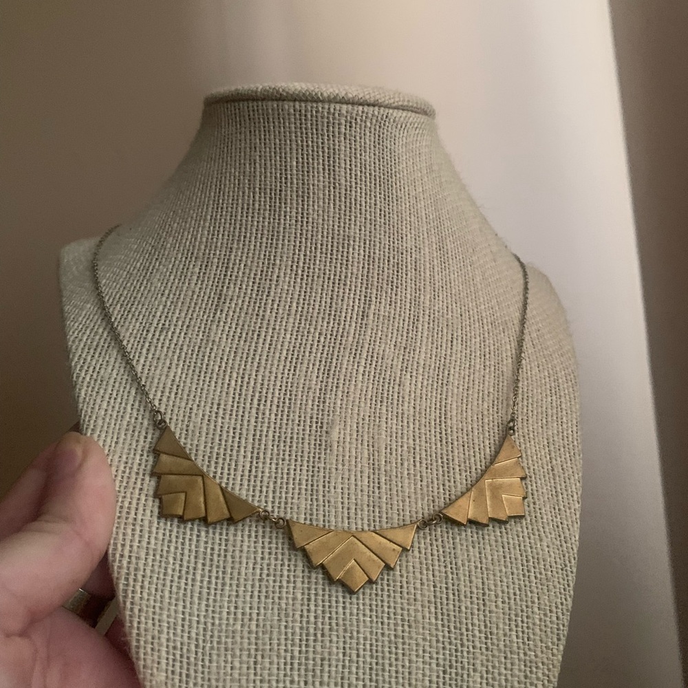 Vintage brass necklace